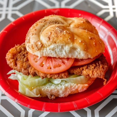 Crispy Fish Fillet Sandwich.