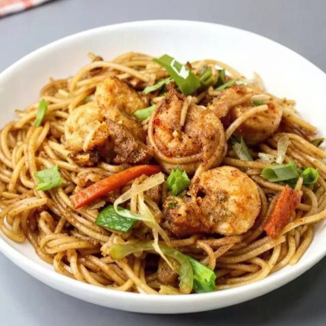 Shrimp Fried Noodles.
