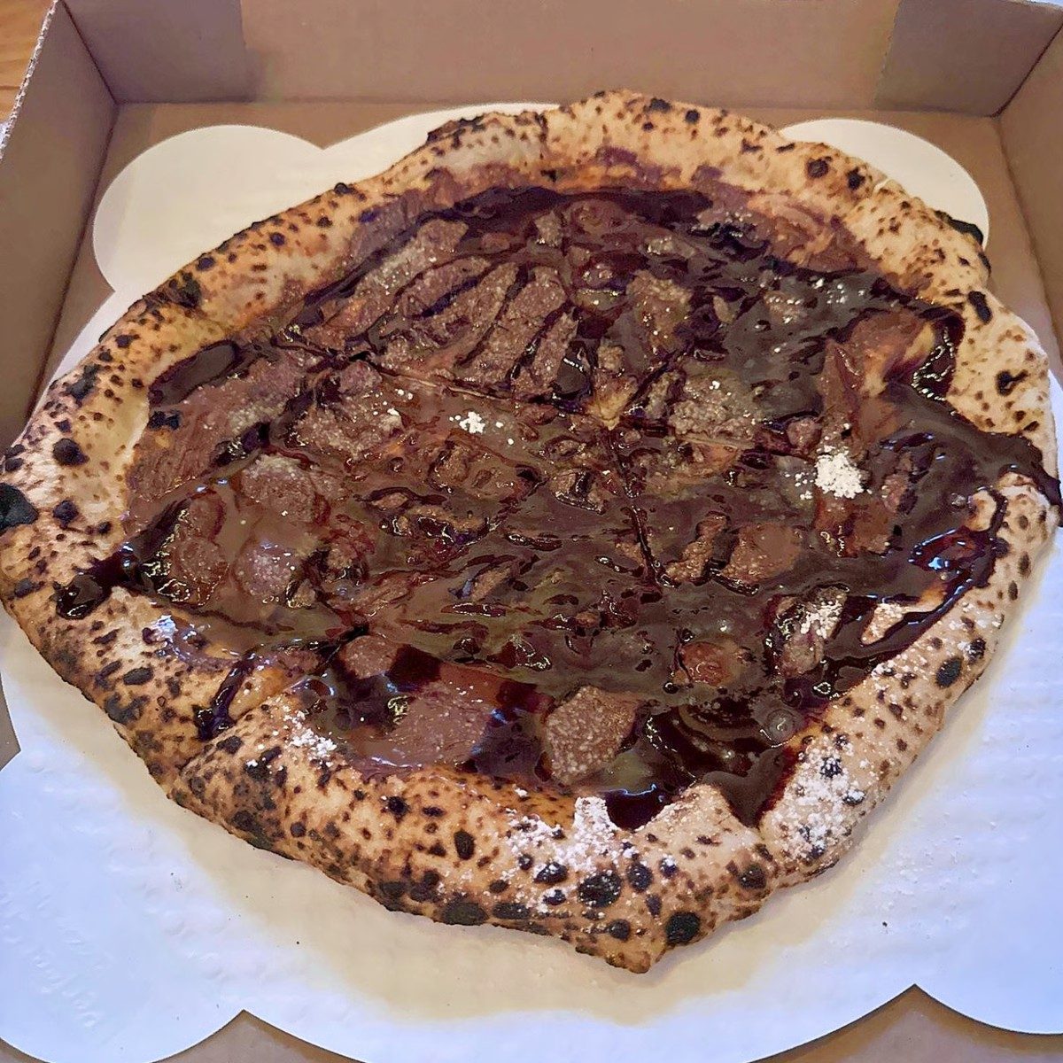 Nutella Pizza.