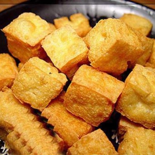 Lemon Pepper Fried Tofu.