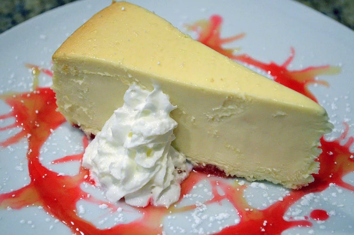 New York Style Cheesecake.