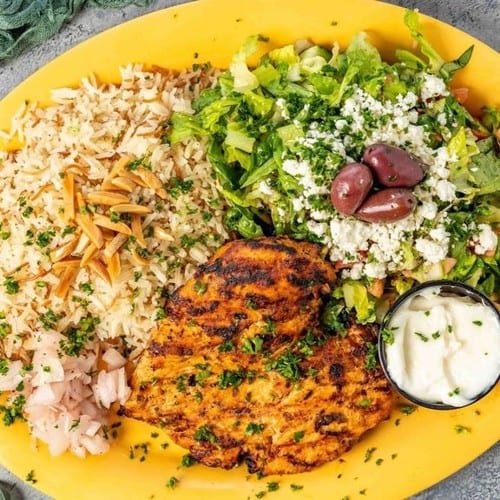 Mediterranean Grilled Chicken.