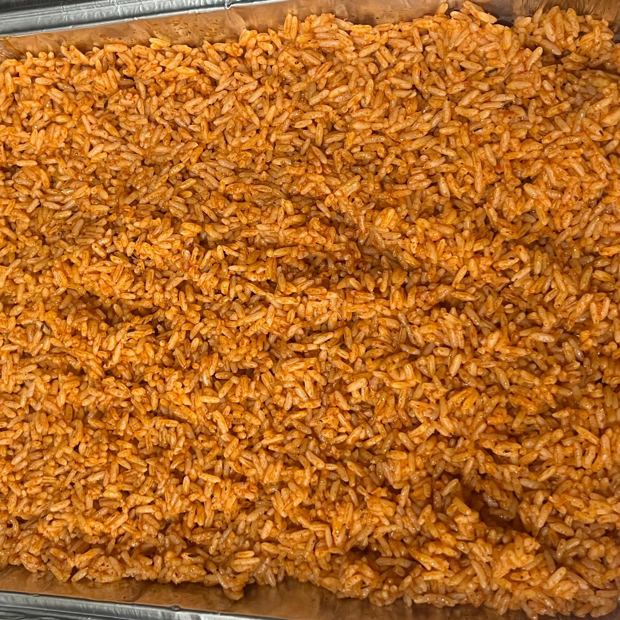 Lamb Jollof Rice for 15 people..