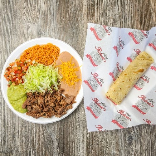 7. Carne Asada Plate.