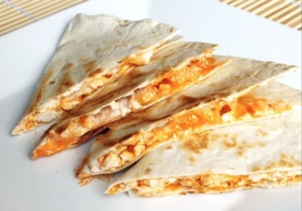 Spicy Chicken Quesadilla.