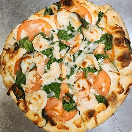 Shrimp Scampi Alfredo.