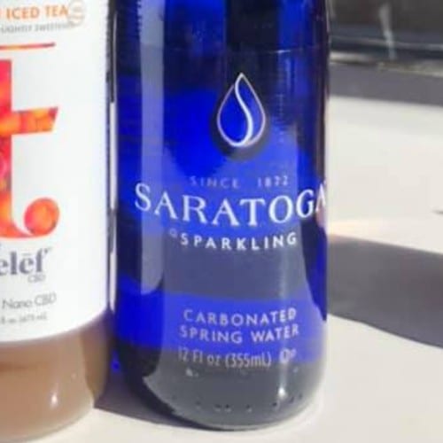 Saratoga Sparkling Water.