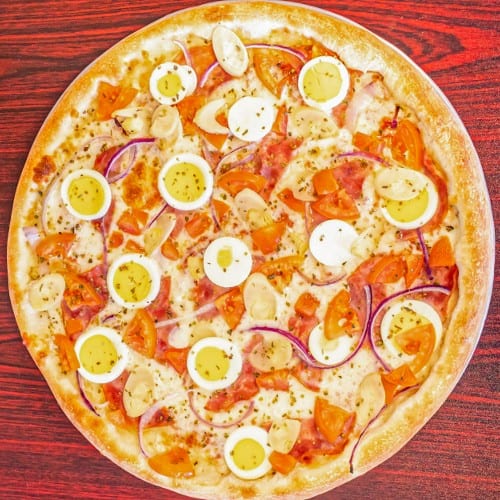 Portuguesa Pizza (Small 12"-6 Slices).