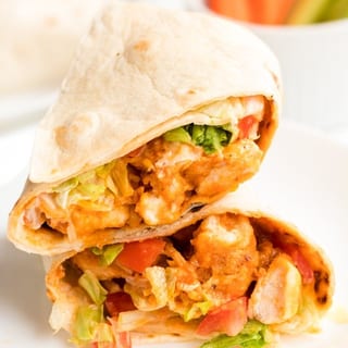 Spicy Fried Chicken Wrap