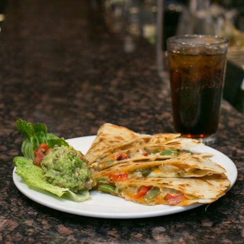 Veggie Quesadillas.