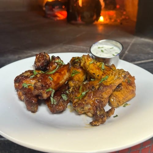 Wood Fired Wings.