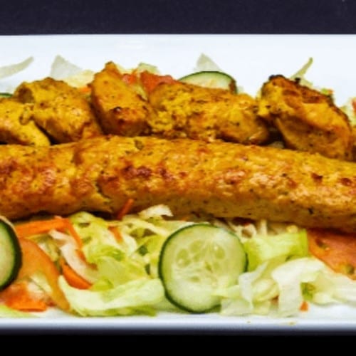 Chicken & Kobeeda Chicken Platter.