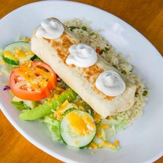 Shredded Chicken Chimichanga