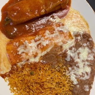 C. One Cheese Enchilada & One Chicken Tamal Combo