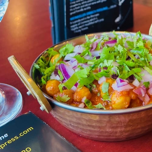 Lunch Aloo Chana (Potato & Chickpeas) (GF).