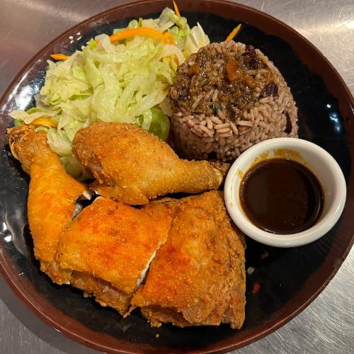 Fried Chicken Meal (Leg Quarter).