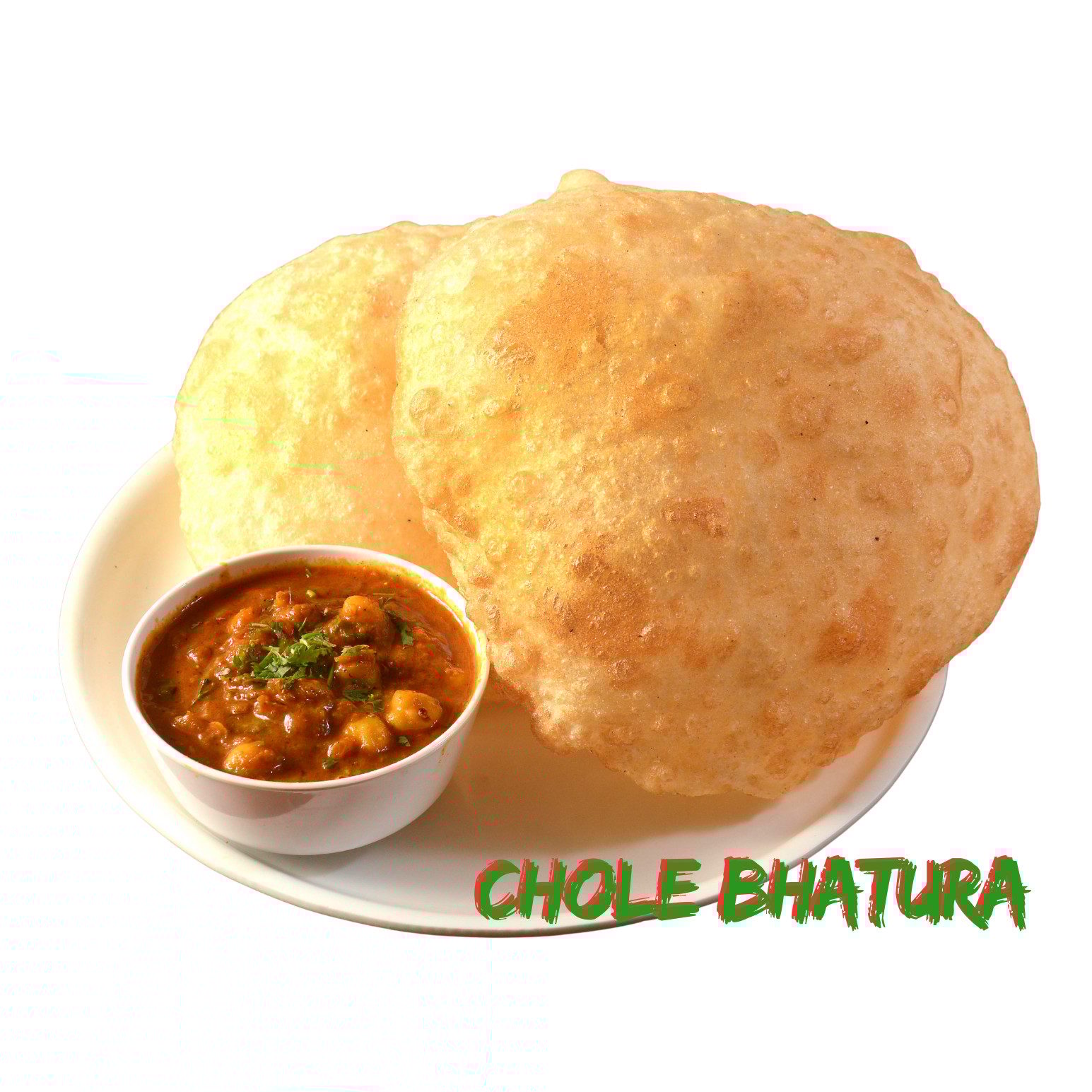 Chole Bhatura (Two Pieces).
