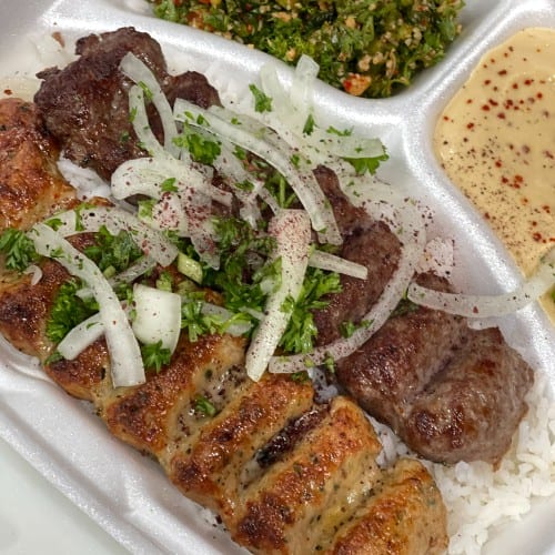 #16 Chicken Lule & Beef Lule Combo.