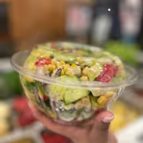 Salad with 6 Toppings.