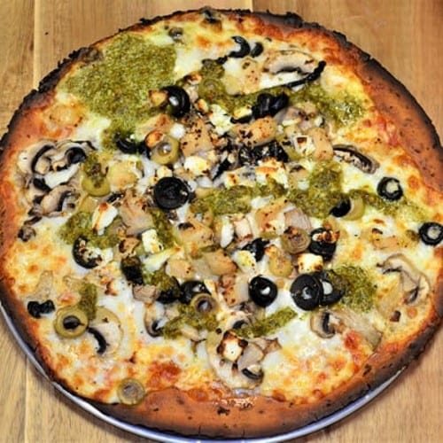 Mediterranean Pizza (Cauliflower 10”).