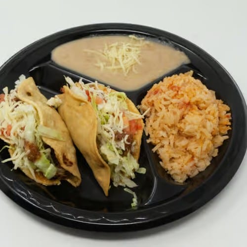 2 Taco Combo Plate.