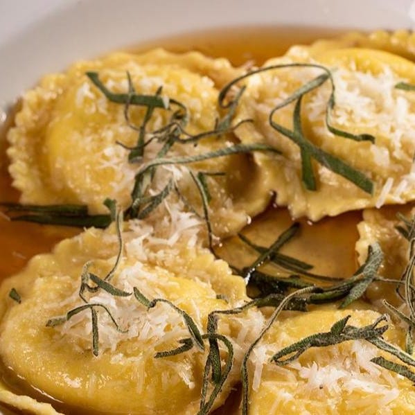 Ravioli alla Vodka Lunch.