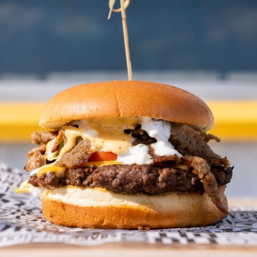 Gyro Student Burger.