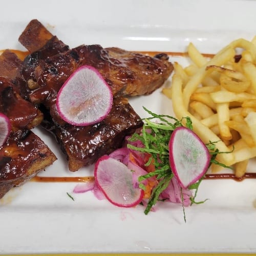 Eva's Baby Back Ribs.