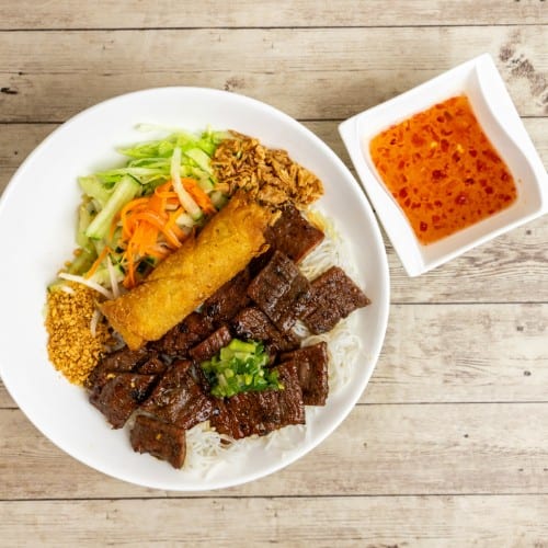 Char-grilled Beef Vermicelli Bowl.