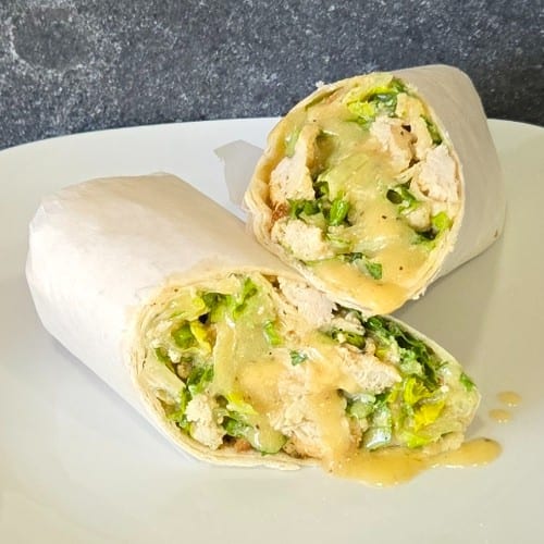 Grilled Chicken Caesar Wrap.