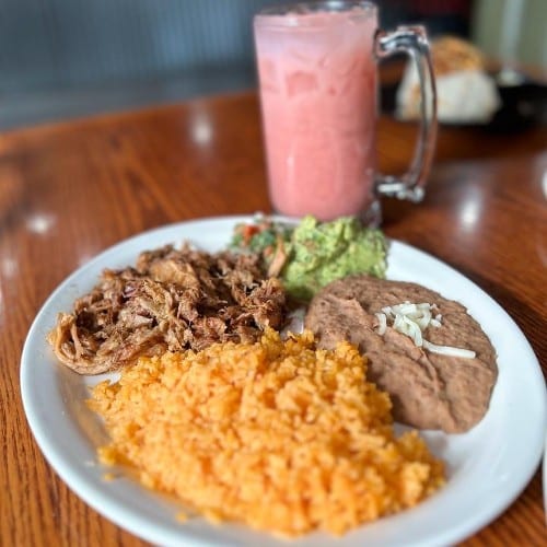 Carnitas Platter.
