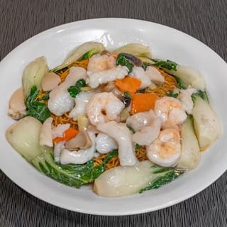 Seafood H.K. Style Pan Fried Noodles