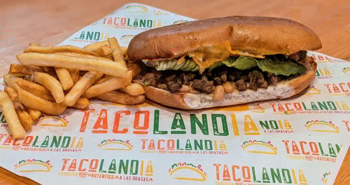 Torta De Asada / Grilled Steak Torta.