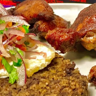 1/2 Chicken & 2 Reg Sides