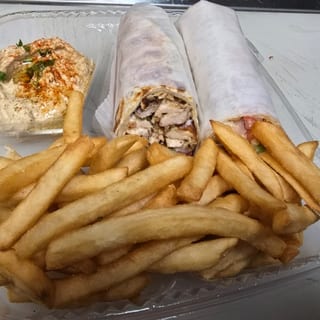 Chicken Shawarma Wrap Combo