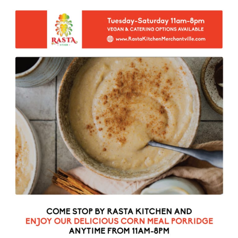 Enjoy our delicious corn meal porridge!