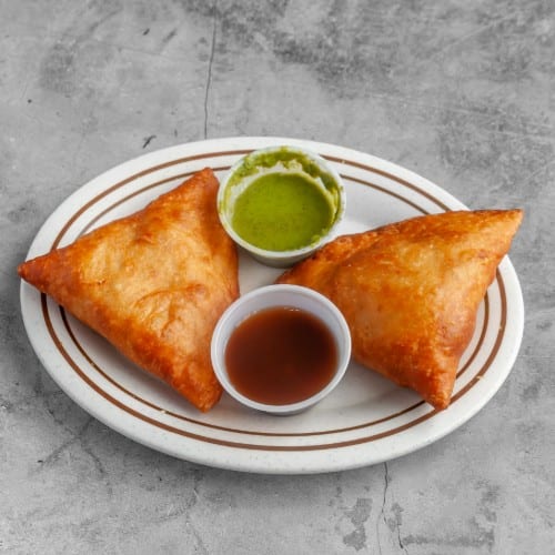 Vegan Vegetable Samosa.