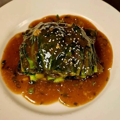 V4. Chinese Broccoli with Oyster Sauce.