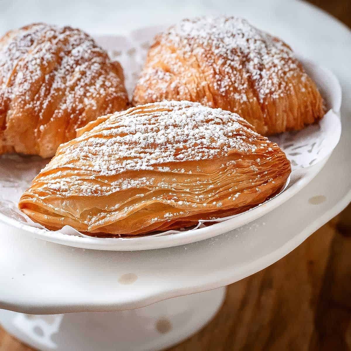 Homemade Sfogliatelle.