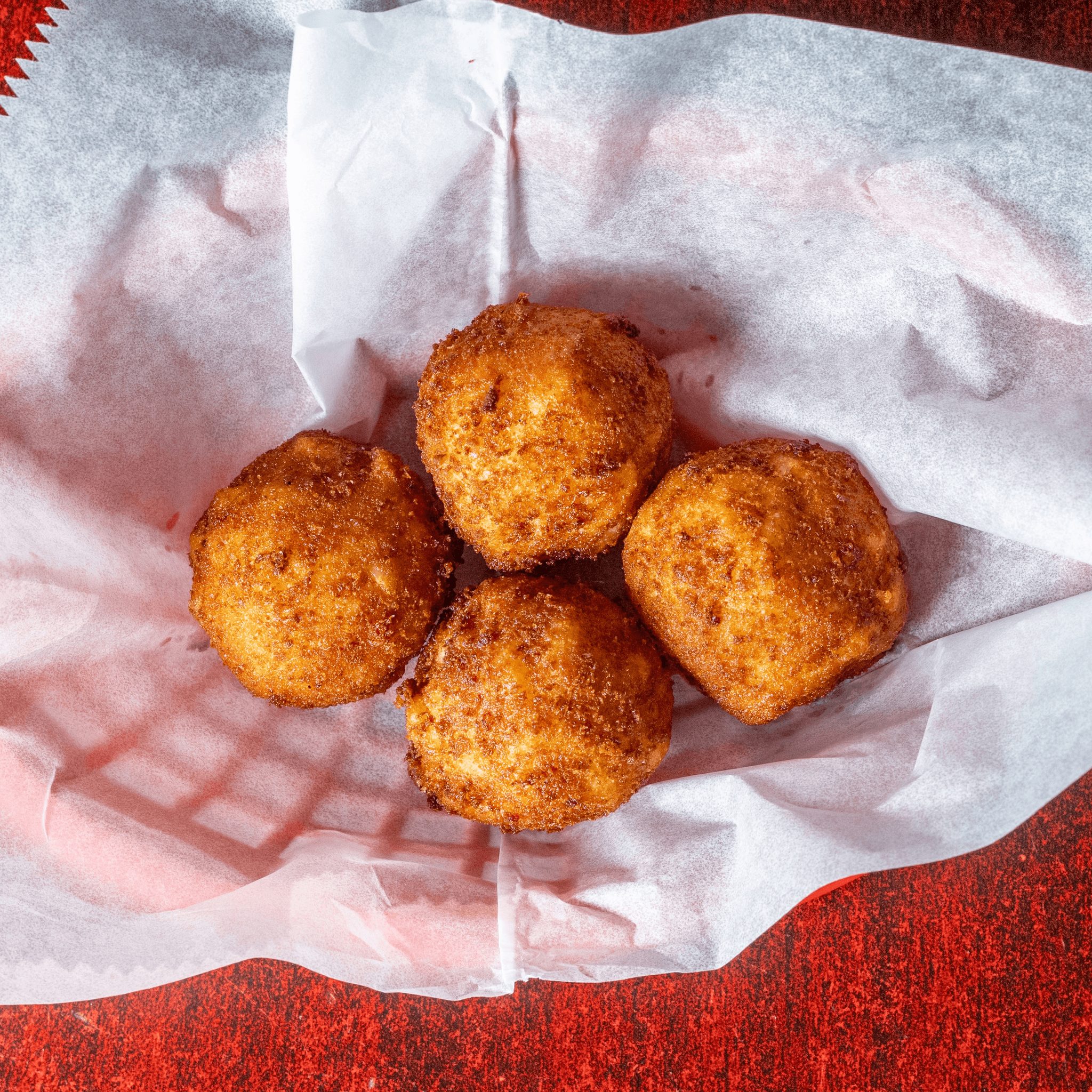 Fried Mac Bites.