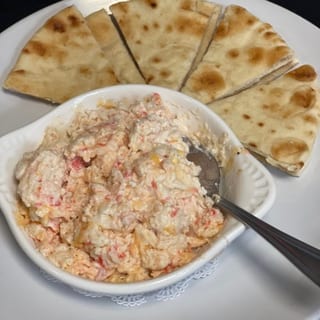 Lunch Crab Dip Plate