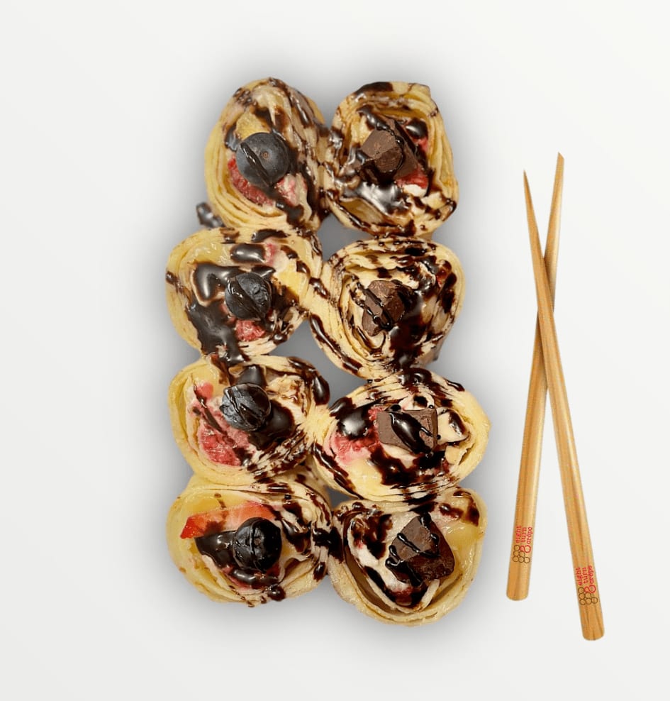 Sweet Sushi Crepes.
