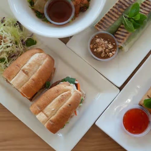 Grilled Organic Tofu - Banh Mi.