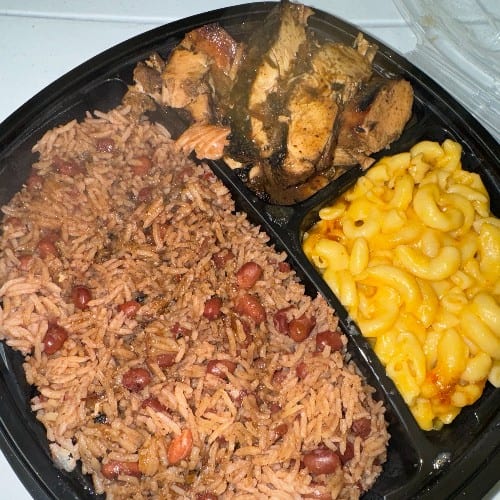 Jerk Chicken Breast Meal.