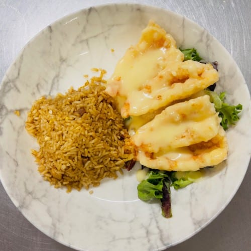 White Snow Prawn Lunch.