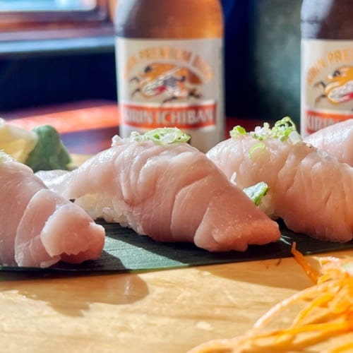 Yellowtail/Hamachi Nigiri.