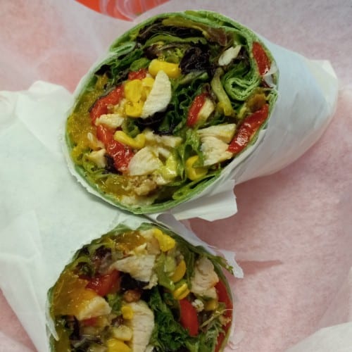 Sunshine Grilled Chicken Wrap.