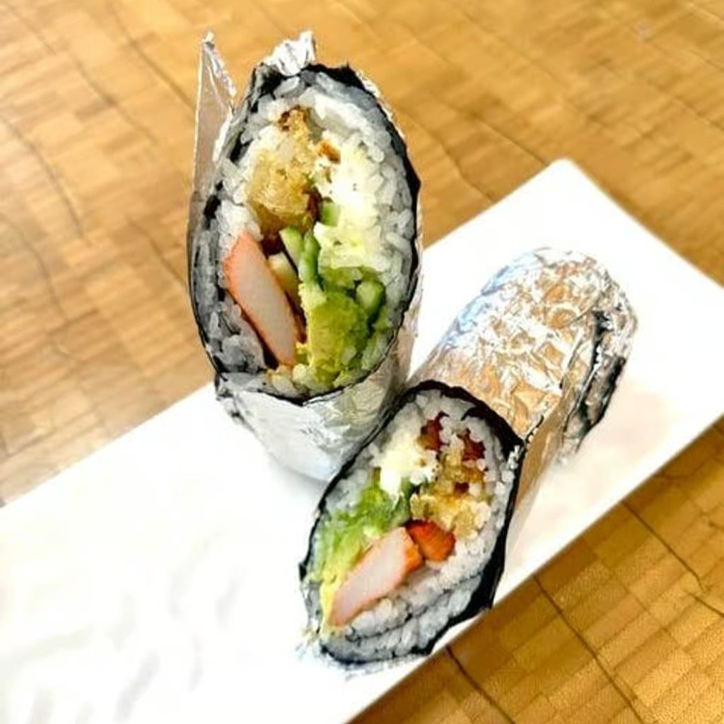 Crab Monster Burrito.