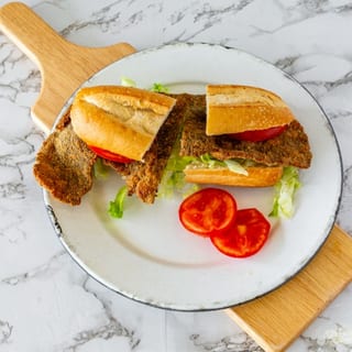Beef Milanesa Sandwich