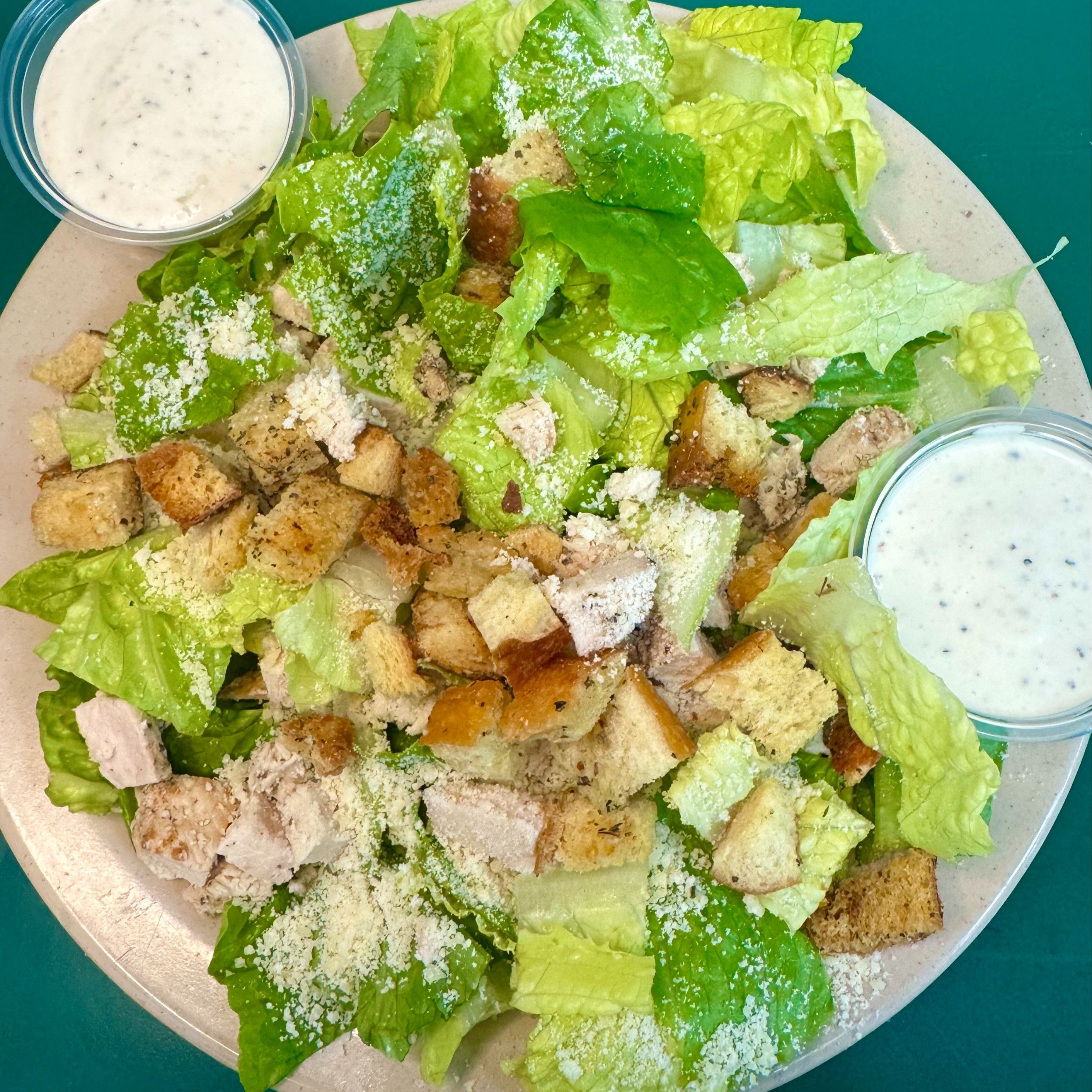 Chicken Ceasar Salad.